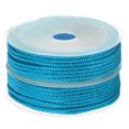 thumbnail image 1 of 2uds Torcido Nylon Cordel Hilo Rebordear Cordón 3mm 7M/23 Pies Extrafuerte Trenzado Nylon Cuerda para Fabricación Pulseras Joyería Fabricación, Brillante Azul, 1 of 6