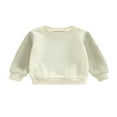 thumbnail image 1 of Baby Sweatshirts Long Sleeve Crew Neck Pullover Tops, 1 of 5