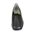 thumbnail image 2 of PEERAGE Phyllis (5857) Women Extra Wide Width Heeled Loafers Brown 11, 2 of 6