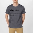 thumbnail image 2 of LIUJUNSHOP Men's Striped T-Shirt Men's Crew Neck Graphic T-Shirt Phonetic Print English Words Design Comfortable Short Sleeve Casual Top, 2 of 5