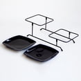 thumbnail image 2 of DOLITY 2 Tier Serving Stand Snack Display Tray Fruit Tray for Home Decor Black, 2 of 4