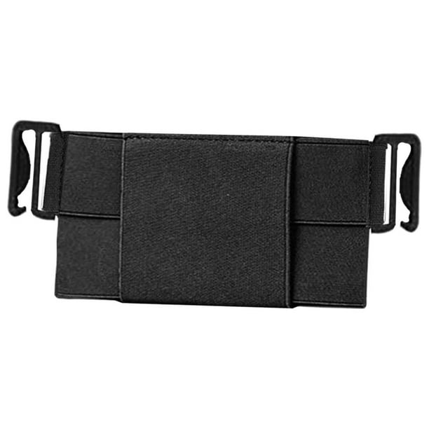 Cartera invisible con clip en la cintura, riñonera para correr, bolsa de almacenamiento de tarjetas, cinturón portátil, riñonera para entrenamiento, SIN tapa DYNWAVEMX Cartera invisible