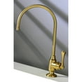 thumbnail image 2 of Kingston Brass KS5197BL Vintage Single-Handle Water Filtration Faucet, Brushed Brass, 2 of 5
