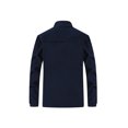 thumbnail image 3 of LUXUR Mens Stand-up Collar Jacket Cardigan Gym Outwear Dark Blue (Men) L, 3 of 4
