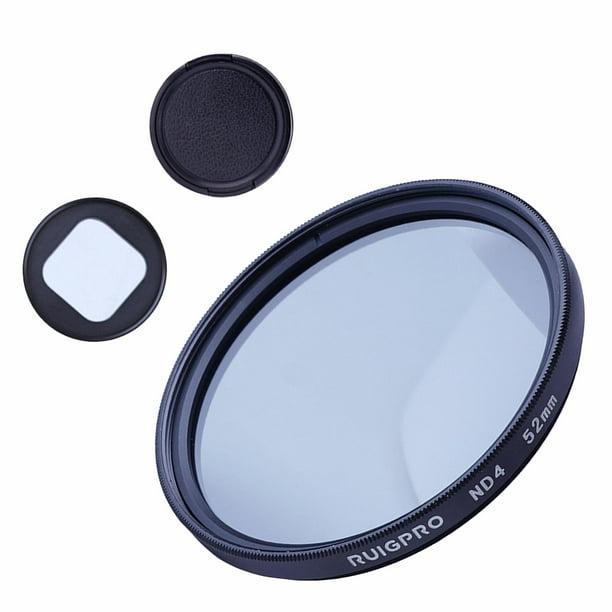Juego de filtros de lente de 52 mm + herramienta de accesorio de cubierta de jinwen Lente de la cámara