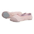 thumbnail image 4 of SPRING PARK Girls Canvas Ballet Shoes Ballet Slipper for Kids Women Yoga Shoes for Dancing, 4 of 7