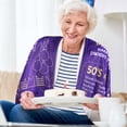 thumbnail image 2 of Happy 70th Birthday Gifts for Women Men Blanket 1953 70th Birthday Decorations Turning 70 Year Old Bday Gift Idea for Grandparents Mom Dad Back in 1953 Throw Blanket for Bed Sofa 60Lx50W Inch, 2 of 6