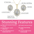thumbnail image 2 of Cate & Chloe Sage 18k Yellow Gold Plated Jewelry Set with Simulated Diamond Crystals for Women, 2 of 6