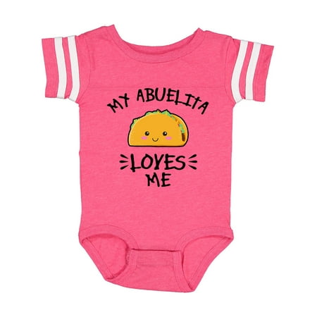 

Inktastic My Abuelita Loves Me with Taco Illustration Gift Baby Boy or Baby Girl Bodysuit