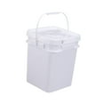 thumbnail image 2 of Cubo cuadrado para almacenamiento de alimentos, práctico, resistente, portátil, versátil con asa, cubo de pintura para pintura del hogar y la cocina 13L, 2 of 8