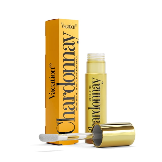 Aceite Labial VACATION Chardonnay con FPS 30 Brillo Nutritivo