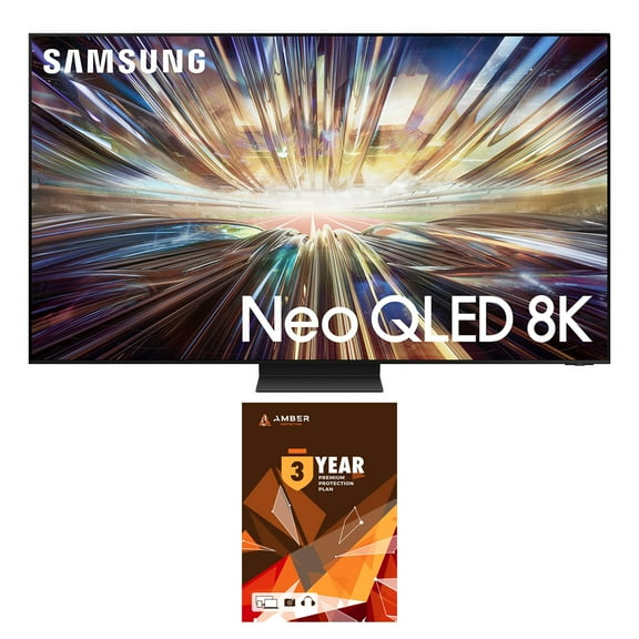Samsung QN75QN850DFXZA 75 Inch Neo QLED 8K AI Upscaling Pro TV with 3 Year Amber Protection Plan (2024)