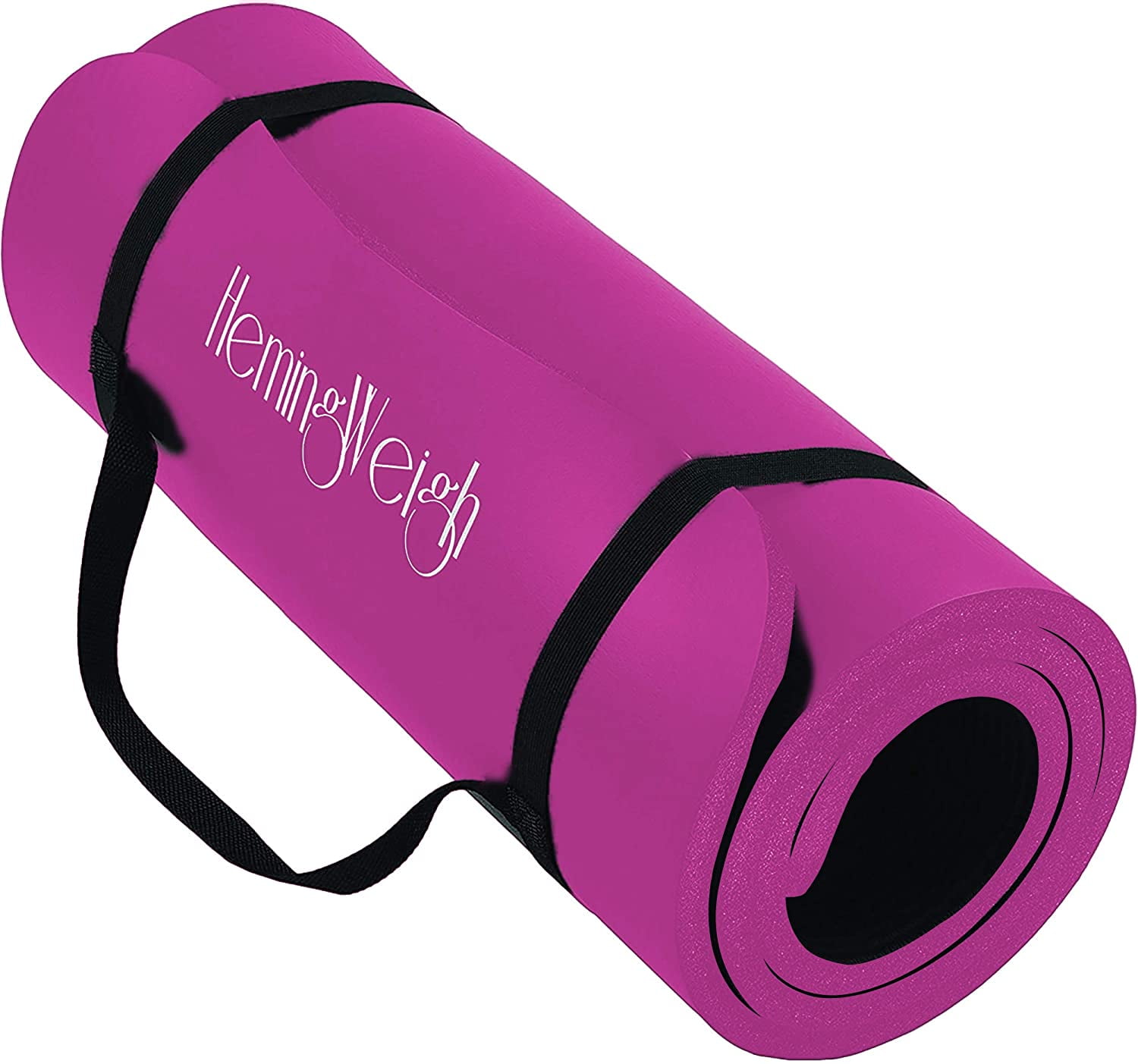 HemingWeigh Extra Thick Wide Long Yoga Mat 14 inch NBR Slip Resistant in Bahrain at BHD 26 Rating 5