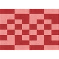 thumbnail image 1 of Ahgly Company Machine Washable Indoor Rectangle Transitional Pastel Red Pink Area Rugs, 2' x 4', 1 of 7
