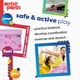 thumbnail image 1 of Tapete de yoga para niños, tapete de yoga para niños, entrenamiento en casa, viajes, fitness, pilates, elástico, resistente y antideslizante, para niños, tamaño 60 x 24 pulgadas, 3 mm de, 1 of 2