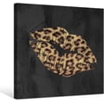 thumbnail image 2 of HFDF Fashion Lip Canvas Wall Art Sexy Leopard Lip Decor Cheetah Bathroom Decor Artwork for Bedroom Bathroom Dressgroom 14x11inch Framed, 2 of 5