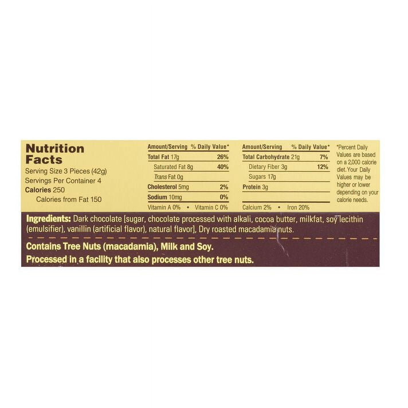 Hawaiian Host Dark Chocolate Alohamacs Box 6 oz. Pack of 2