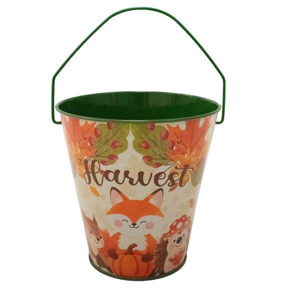 Artículo Decorativo Prichos Cubeta Otoño 11.5x11x11 cm