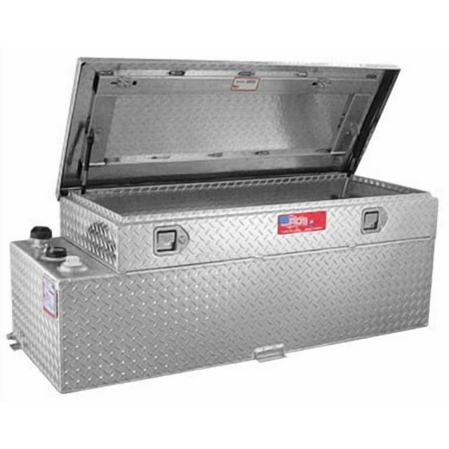 RDS Tanks Réservoir de Transfert de Liquide 74026 Homologué à Points; Essence Ou Diesel; Combo; Capacité de 50 Gallons; Bande de Roulement Diamant; Aluminium