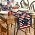 thumbnail image 5 of Independence Day, Independence Day Linen Table Runner Suitable For Holiday Decoration Kitchen Table Cloth Living Room Fireplace Cabinet Table Cloth, 5 of 6