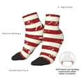 thumbnail image 4 of Uemuo Vintage American Flag Printed Crew Socks, Moisture-Wicking Socks, Athletic Socks for Men Breathable Cushion Socks Casual Sport Socks for Running Traveling, 4 of 6