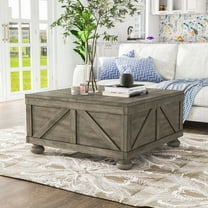 Furniture of America Flynn Lift-top Storage Wood Antique Gray Coffee Table