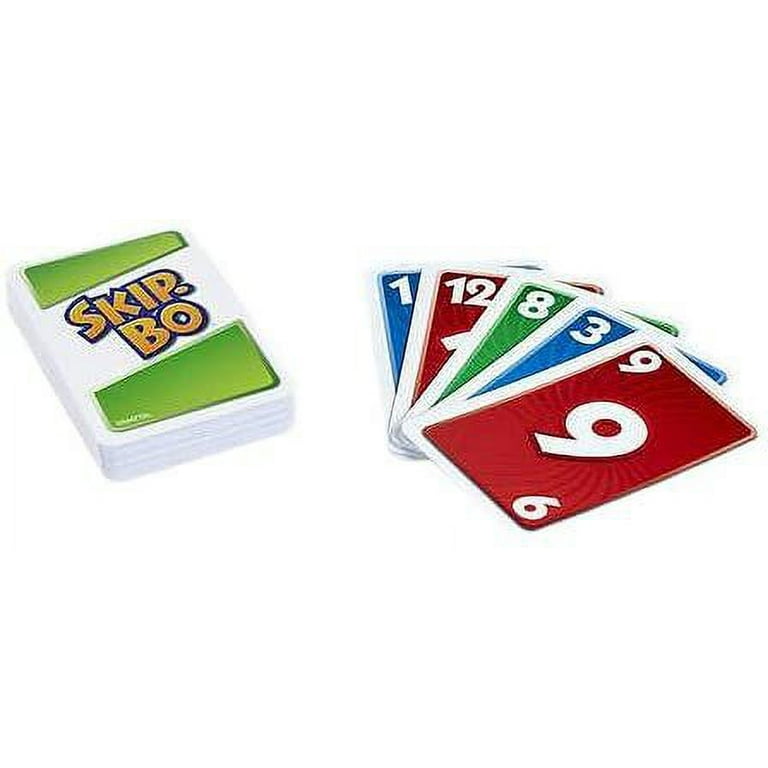 SPAR-SET 169882 - Mattel - 4er Set Kartenspiele: UNO, Skip Bo, Phase 10 und  DOS