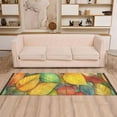 thumbnail image 2 of Yayeee Runner Rug for Bedroom 2'x6' Machine Washable Hallway Non Slip Mat, Retro Autumn Leaves, 2 of 8