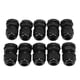 thumbnail image 1 of 10Pcs/Set Waterproof Cable Glands Wire Connector Joints PA Nylon for Electrical CabinetsPG11B-10, 1 of 5
