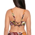 thumbnail image 2 of Women's Skinny Dippers 6540330 Shandy Anastasia Tie Back Underwire Swim Top (Multi L), 2 of 2