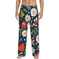 thumbnail image 2 of Picia Holiday Christmas Cookies Mens Soft Woven Cotton Elastic Waistband Sleep Pajama Pant Lounge Sleep Pant With Pockets And Drawstring-Large, 2 of 9