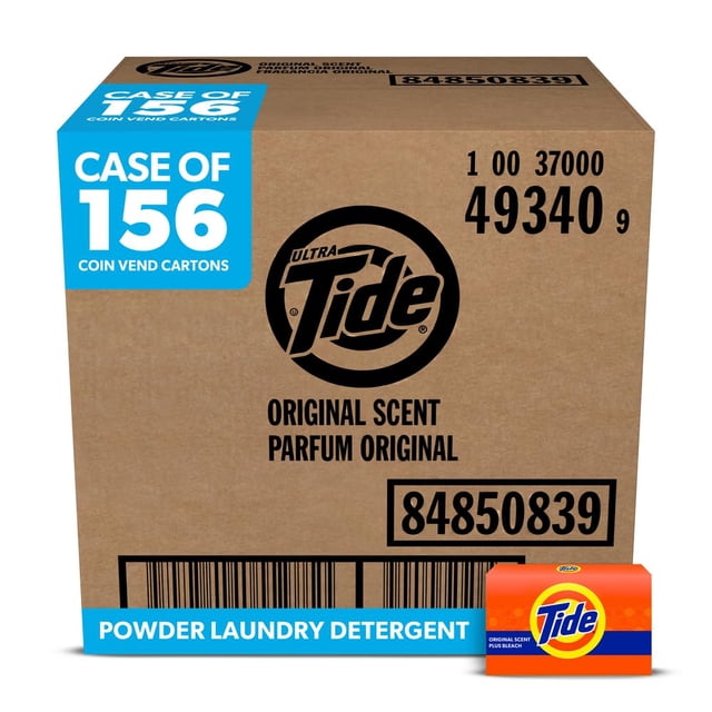 Detergente para ropa P&G Professional Tide Powder 40 g (caja de 156)