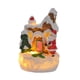thumbnail image 3 of Figura de Papá Noel Soledad de Resina con Micropaisaje de Escena Invernal Casa Luminosa Navideña para Decoración de Chimenea Interior Marrón, 3 of 10