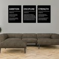 thumbnail image 2 of Motivational Wall Decor Inspirational Wall Art Office Decor Posters Prints 3 Pieces Living Room Bedroom Decor Office Canvas Picture Wall Painting Home Decoration Framed Artwork 20”x28”x3pieces, 2 of 5