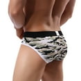 thumbnail image 3 of Eashery Mens Briefs Print Soft Mens Briefs Cotton Green L, 3 of 5