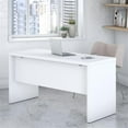 thumbnail image 2 of Scranton & Co 60" Traditional Engineered Wood Credenza Desk in Pure White, 2 of 5