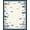 Blue Beige Ivory, Pattern 1, variant on Design&I 6'x9' Washable Area Rug Fish Cabin Mounted Trophy Motif Fishing Clownfish Lake Trout for Queen Size Bedroom, Under Bed, Sleek Flatweave Pet Friendly