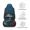 thumbnail image 4 of Naloa Punk Style Blue Haired Skull Car Seat Covers Universal Front Seat Coves for Car Accessories ,Padded Car Covers for Automotive, SUV, Truck, and Van, 4 of 5