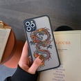thumbnail image 1 of Funda de teléfono de dragón negro para iPhone 11 7 8 Plus X XR XS 12 13 14 Pro MAX Plus SE 2020, Funda trasera dura de Animal a la moda Tan Jianjun unisex, 1 of 2