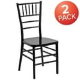 thumbnail image 4 of 2 Pk. HERCULES PREMIUM Series Black Resin Stacking Chiavari Chair, 4 of 9