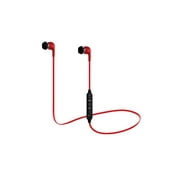 2BOOM 2GO Bluetooth Wireless Earbuds, Hands-free Mic, Inline RemoteRed