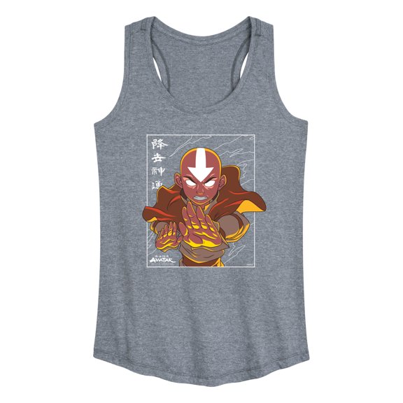 Avatar - The Last Airbender - Avatar State Aang - Women's Racerback Tank Top