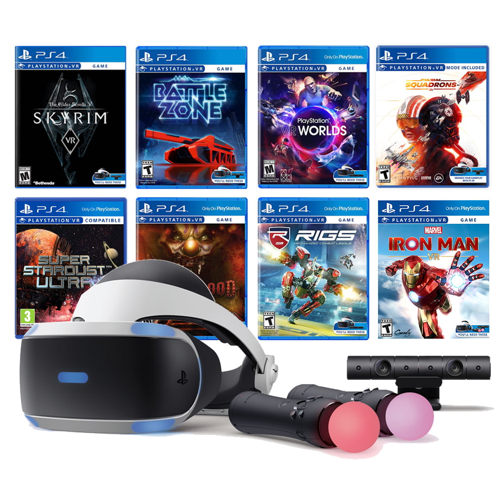 Sony Star Battlefront II PlayStation Bundle Kit With PlayStation VR Gran Turismo Sport Bundle, Batman: Arkham VR Accessories