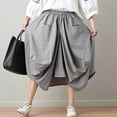 thumbnail image 4 of EDFBUYKRS Female Skirts Long Maxi Skirt Set for Women Women's Skirt Ethnic Style Cute Loose Skirt, 4 of 9