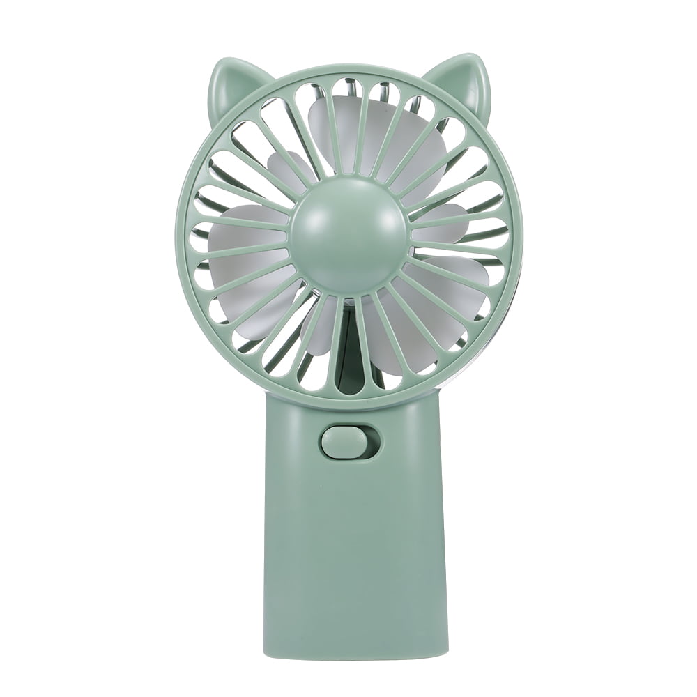 USB Small Desk Fan Mini Portable Table Fan Personal Cooling Fan Quiet and Powerful USB Fan for Office Travel Dorm Camping Fishing Car Sports Outdoor Kitchen