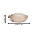 thumbnail image 4 of Bangcool Sac Banane pour Femmes Mode Pailleté Sac de Poitrine Ajustable Sac Banane Sac Bandoulière, 4 of 4