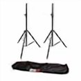 thumbnail image 3 of 8' (96") Tout Métal Haut-Parleur Stand Set de 2 W/case de Transport, 3 of 4