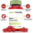 thumbnail image 3 of (3 Pack) Super Health Keto ACV Gummies - Supplement for Weight Loss - Energy & Focus Boosting Dietary Supplements for Weight Management & Metabolism - Fat Burn - 180 Gummies, 3 of 8