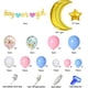 thumbnail image 2 of Decoraciones de revelación de género: kit de arco de guirnalda de globos rosa y azul con globo de confeti de luna y estrellas de lámina dorada de 36', pancarta de revelación de género para revela, 2 of 5