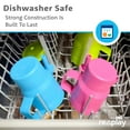thumbnail image 2 of Re-Play 10 oz Toddler Tumbler 2-Pack – No-Spill Straw Cups, Dishwasher Safe, Sky Blue/Lime Green, 2 of 8